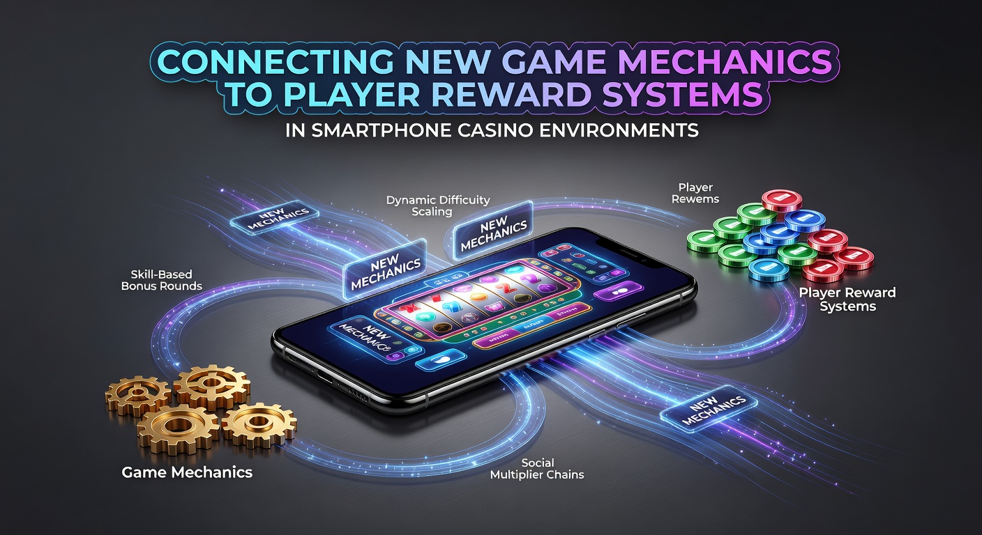 Mobile interface illustrating reward system connections to interactive game features