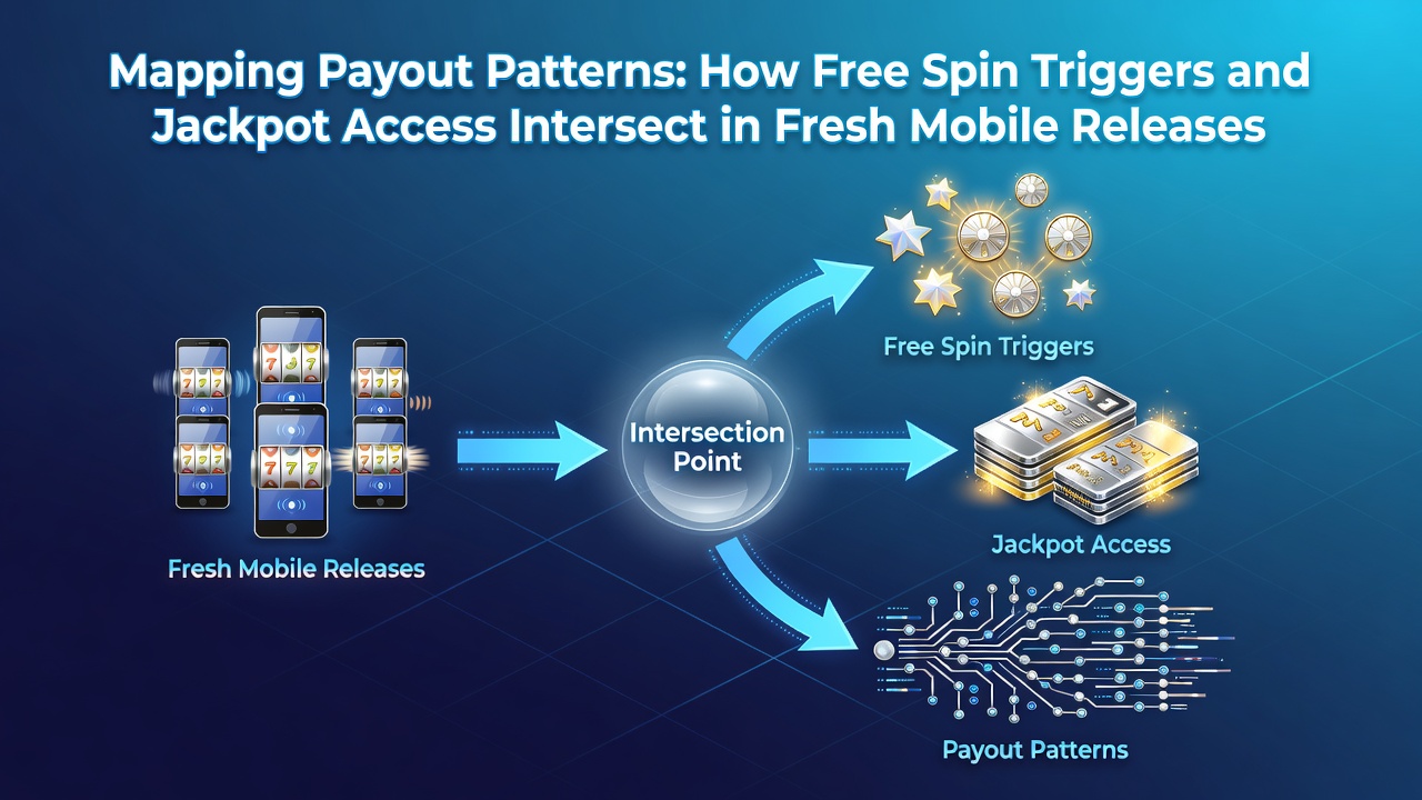 Mobile slot interface showing free spin trigger symbols aligning with jackpot meter indicators
