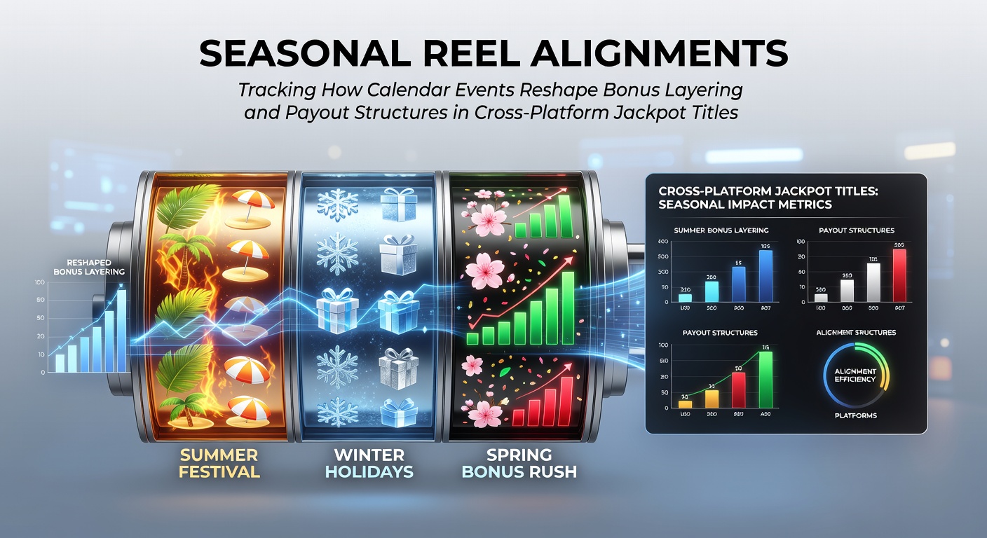 Cross-platform jackpot interface showing layered bonus indicators aligned with seasonal calendar markers on multiple devices
