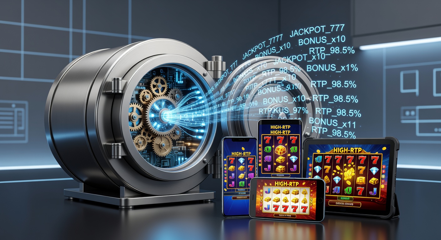Close-up of a mobile app interface showing bonus code entry field amid a high-RTP jackpot slot's volatility vault bursting with coins and jackpot tiers
