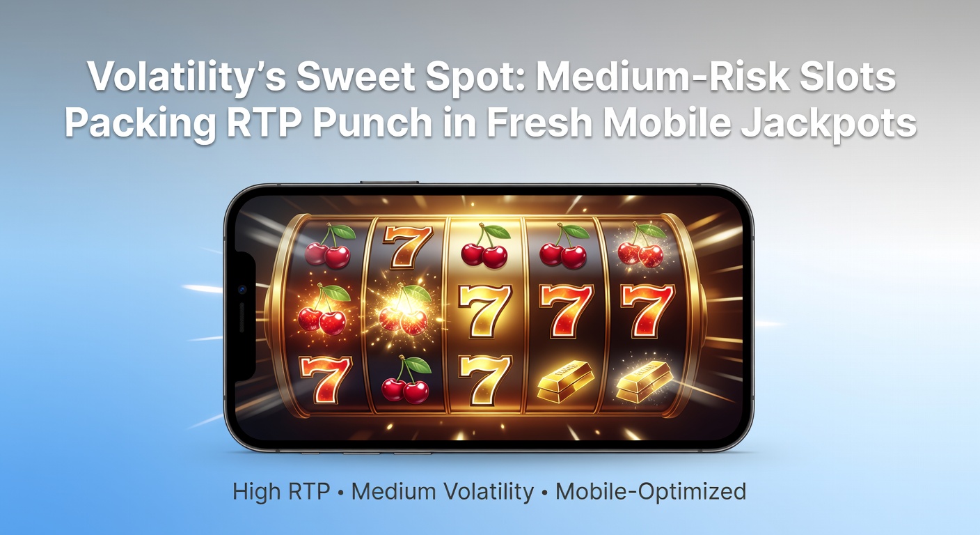 Close-up of a jackpot meter filling on a medium volatility mobile slot, surrounded by bonus wheel spins and high RTP badge, captured mid-celebration
