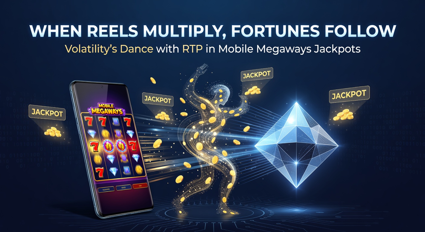Dynamic illustration of exploding Megaways reels on a mobile screen, showcasing cascading symbols and jackpot multipliers in action